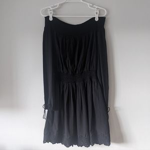 Black Off Shoulder Long Sleeve Dress Size M Abercrombie